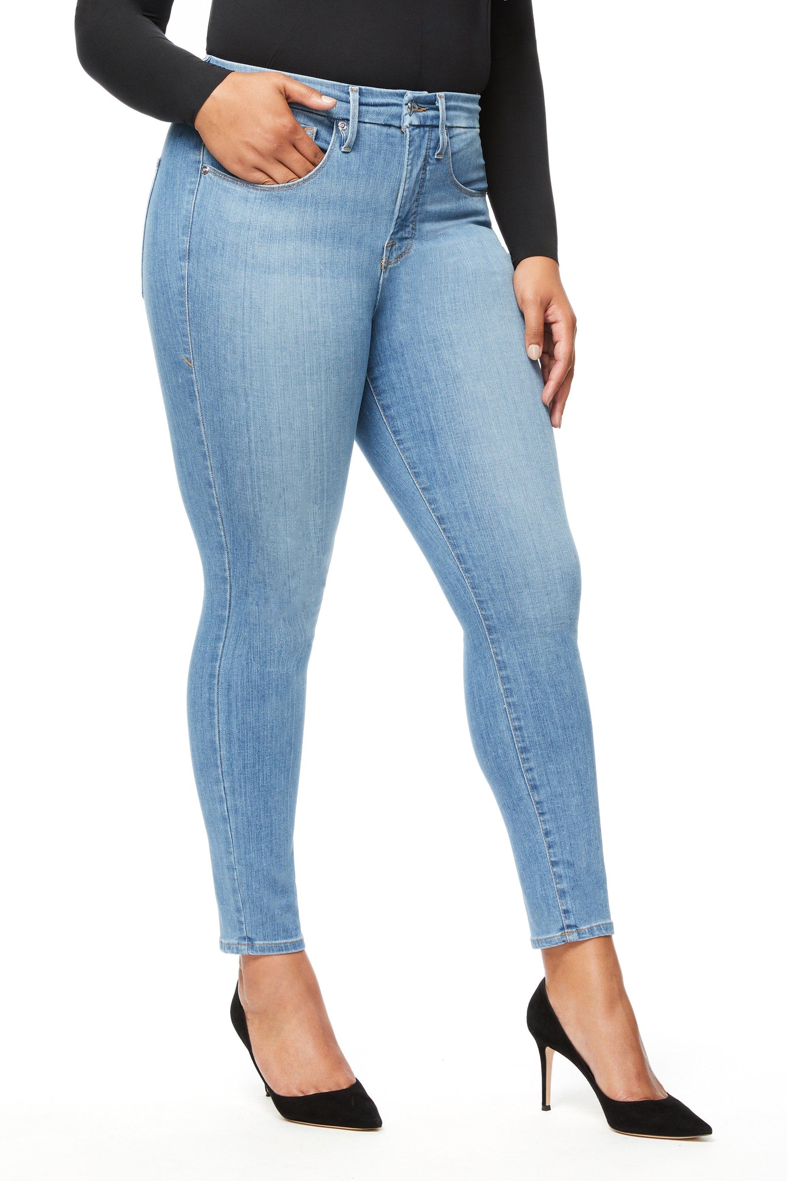 Good Legs Crop - Blue268 | GOOD AMERICAN – sandbox-ga