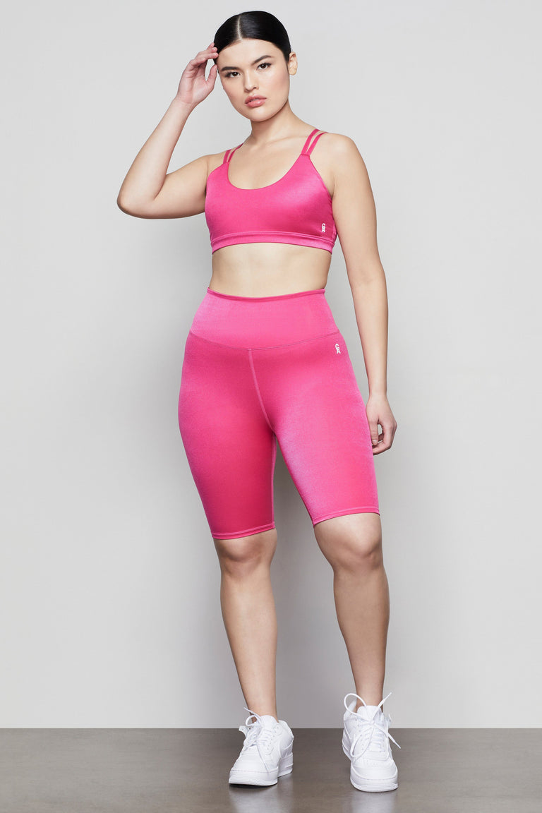 Set Active Biker Short Pink Polly BIKER - Free Shipping at Largo Drive