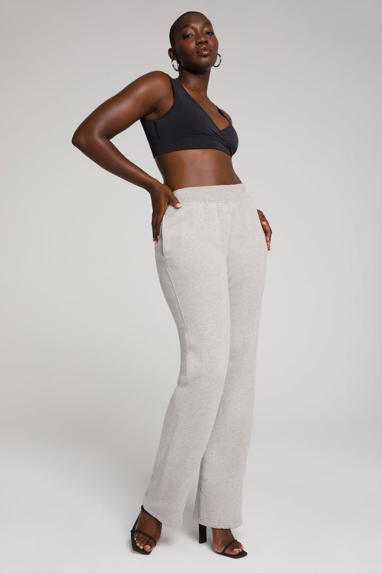 WIDE LEG SWEATPANTS | HEATHER GREY001 – sandbox-ga