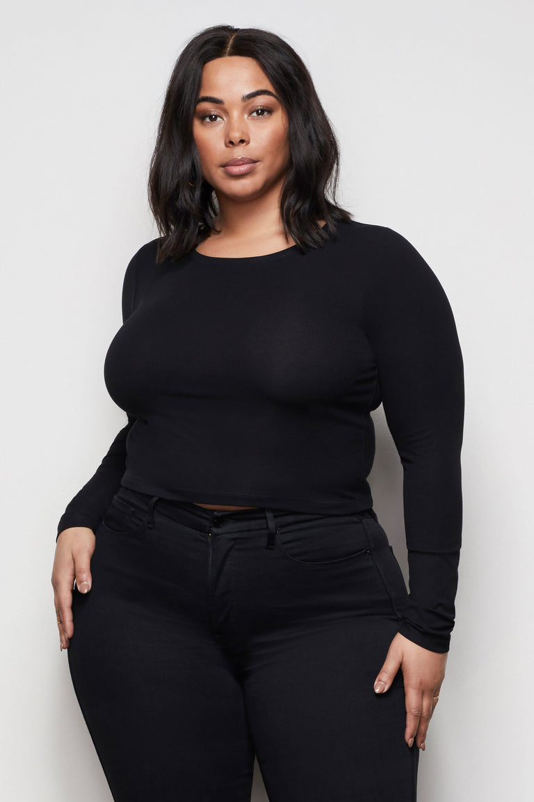 THE SO CLASSIC CREW NECK TOP | BLACK001 – sandbox-ga