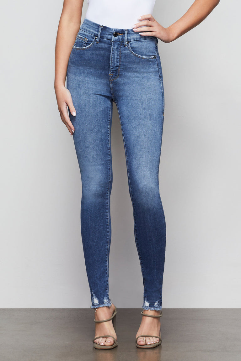 closet_sweet　HIGH WAIST SKINNY DENIM Serena High Rise Ankle Skinny Jeans – Kancan USA